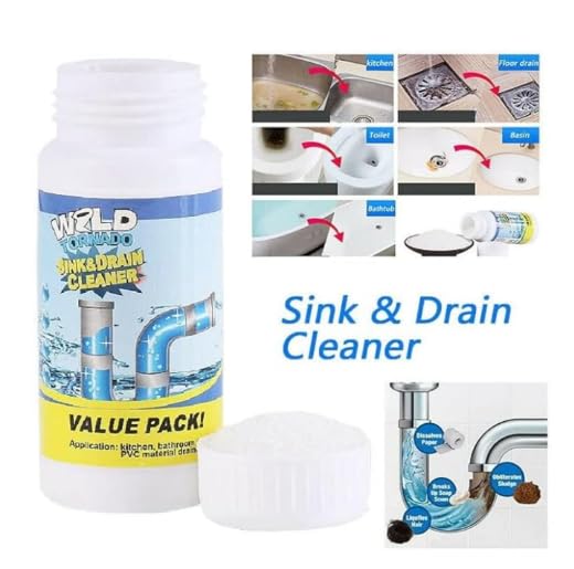Drain Blockage Cleaner Sink Cleaner Powder